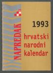 Napredak : hrvatski narodni kalendar 1993.