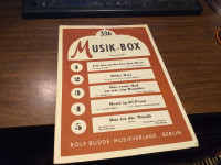 NOTE MUSIK BOX 336 KALAVIERHEFT