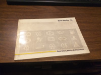 OPEL VECTRA TEHNIČKO UPUTSTVO