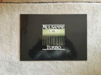 ORIGINALNI PROSPEKT BENTLEY MULSANNE TURBO
