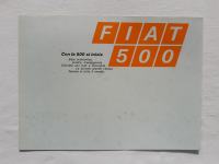 ORIGINALNI PROSPEKT FIAT 500 / FIĆO iz 1971.? godine, BROCHURE