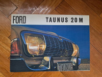 ORIGINALNI PROSPEKT FORD TAUNUS 20 M -  LINIJA P5