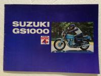 ORIGINALNI PROSPEKT motocikla SUZUKI GS 1000 iz 1980-ih god, brochure