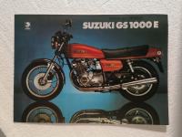 ORIGINALNI PROSPEKT motocikla SUZUKI GS 1000E iz 1980-ih god, brochure