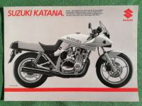 ORIGINALNI PROSPEKT motocikla SUZUKI KATANA 750S/GSX 1100S iz 1984 god