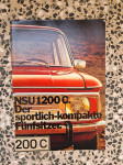 ORIGINALNI PROSPEKT NSU 1200C
