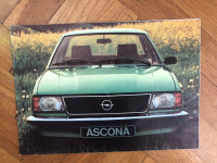 ORIGINALNI PROSPEKT OPEL ASCONA - B LINIJA