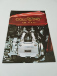 ORIGINALNI PROSPEKT-POSTER HONDA GOLD WING GL1000 iz 1980-ih BROCHURE