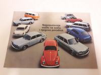 ORIGINALNI PROSPEKT PROGRAM automobila VOLKSWAGEN iz 1970-ih godina