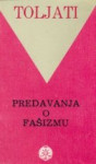 Palmiro Togliatti: Predavanja o fašizmu