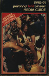 Portland Trail Blazers media guide 1990 1991
