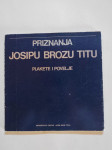 PRIZNANJA JOSIPU BROZU TITU
