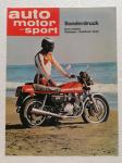 PROSPEKT SUZUKI GS 1000E motocikla iz 1978. godine, test brochure