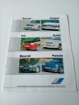 PROSPEKT ZENDER-DIJELOVI ZA AERODINAMIKU+OPREMA ZA RAZNE AUTE 8/1988.g