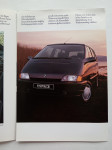 RENAULT ESPACE ORIGINALNI PROSPEKT iz 1991. godine BROCHURE
