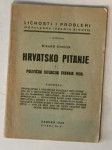 RIKARD SIMEON : HRVATSKO PITANJE I POLITIČKA SITUACIJA TRAVNJA 1939.