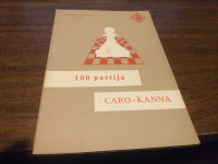 ŠAH 100 PARTIJA CARO KANNA VATROSLAV PETEK 1969.