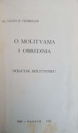 Šalom M. Freiberger: O molitvama i obredima - dodatak molitveniku