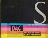 stari francuski katalog namještaja DAC, Nantes 1973.