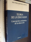 TEORIA DE LA EDUCACION - Jose Maria Quintana Cabanas