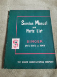 UPUTSTVA ZA SINGERICU (na engleskom) / SINGER MANUAL AND PARTS LIST
