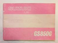 UPUTSTVO ZA UPOTREBU SUZUKI GS 850G 10/1978 Owner's manual, motocikl