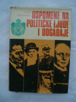Uspomene na političke ljude i događaje    Ivan Meštrović