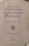 Zlatko Špoljar: Elementarna teorija muzike i pjevanja