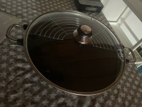 Wok sa poklopcem i rešetkom