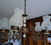 Barokni luster, kovano željezo