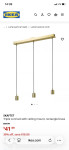 IKEA Luster - 3 viseće lampe Skaftet