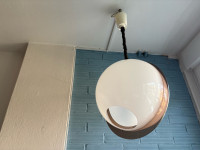 Luster visilica vintage space age plastika