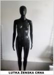 LUTKA ZA IZLOG ŽENSKA CRNA