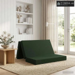 Sofa na razvlačenje 140 x 67 x 45 cm Tamnozelena - Tamnozelena 140 x 6