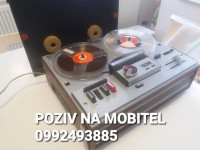 VINTAGE STARI MAGNETOFON TELEFUNKEN  TRAKA  MUZIKA