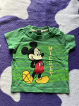 Mickey zelena majica kratkih rukava 68