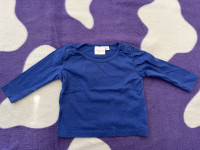 Plava majica dugih rukava 62 / 68