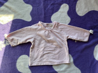 Roza majica dugih rukava 68