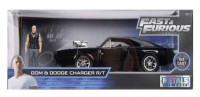 Dodge Charger Fast and Furious black & Dom figure