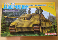 Dragon 7241 Sdkfz 173 JAGDPANTHER EARLY PRODUCTION w/ZIMMERIT 1:72