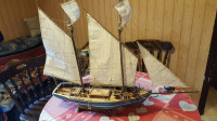 Drvena maketa broda/jedrenjaka, "Pelig",  cca 80cm