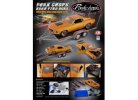 Ford Mustang Boss 429 with car trailer with removable ramps 1/18 ACME