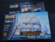 Maketa brod jedrenjak HMS Victory  Poklon set