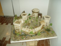 Maketa dvorca 1:72 velicina  mtar 20 x metar i 30