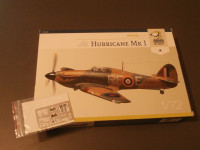 Maketa "Hawker Hurricane Mk I", 1:72, Arma Hoby + metali Eduard