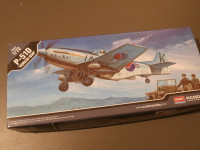 Maketa "P-51D Mustang" + "Wiliys Jeep", Academy, 1:72