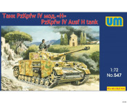 Maketa tenka tenk Panzer IV Ausf.H 1/72 1:72 Oklopnjak