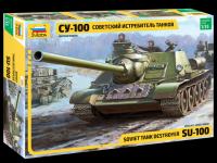 Maketa tenka tenk SU-100 1/35 1:35 Lovac tenkova oklopnjak