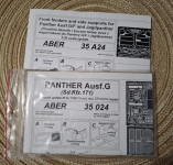 Metalni dodaci za tenk Panther F i G - 1/35 JETKOVINA Maketa 1:35
