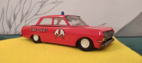 Stari limeni autic DDR VEB Plasticart Opel Rekord Fire Chief 1970g.